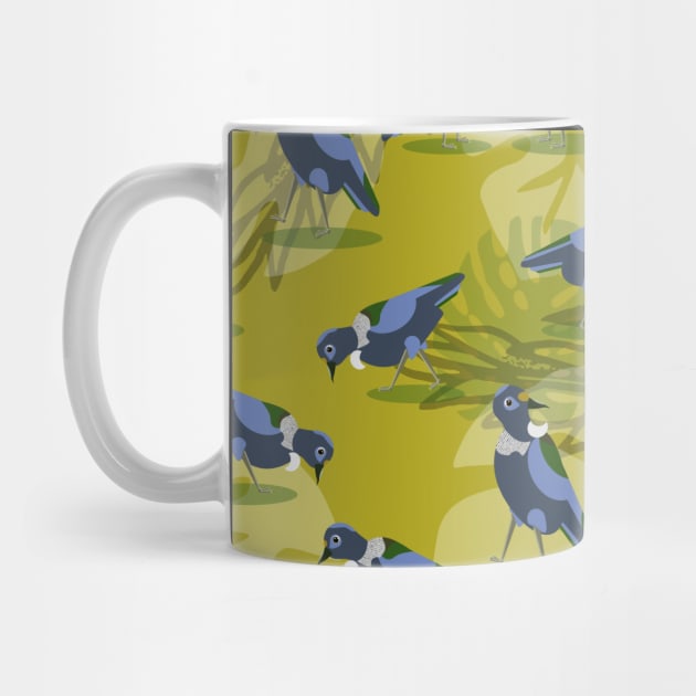 Tui Bird Pattern by mailboxdisco